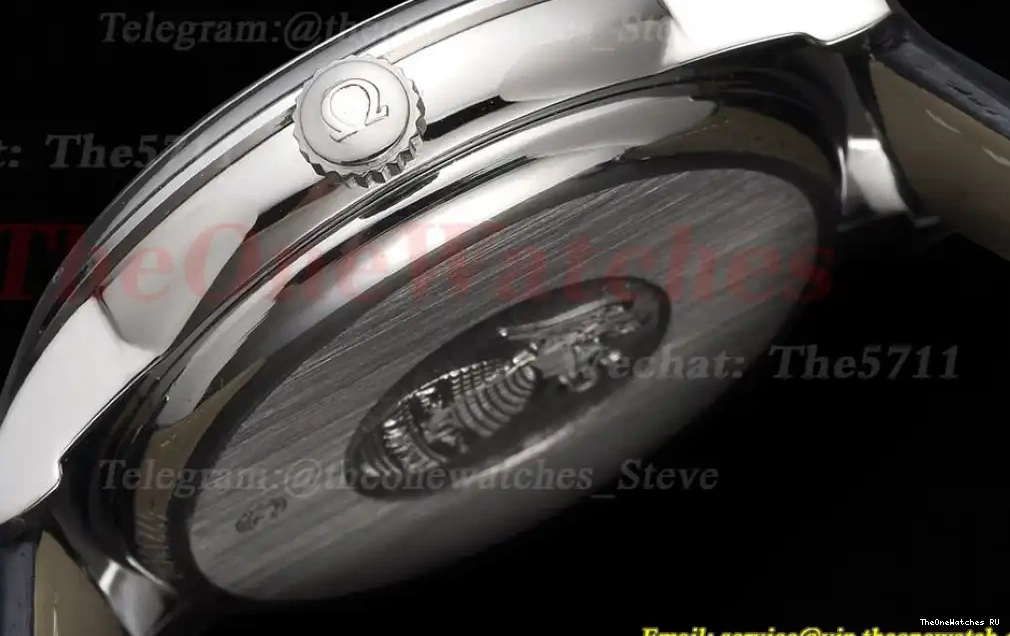 LE Blue Line Men's 39.5MM GDF MY8215 Co-Axial De Ville SS 0328